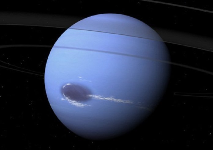 Хъбъл засне неописуема буря на Нептун