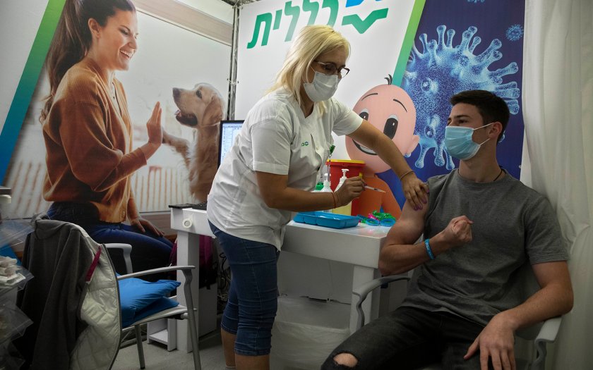 Израел не отчете странични реакции при ваксинирани деца