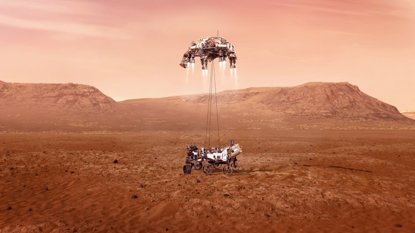 Марсоходът на НАСА каца на Марс (НА ЖИВО)