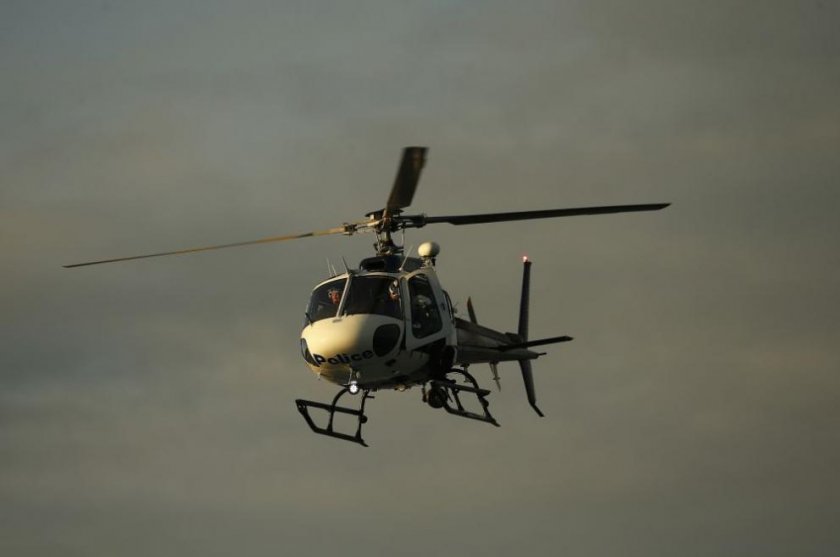 Вертолети от Сухопътните войски на САЩ в небето над Бургас 