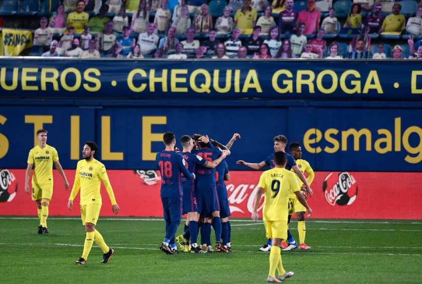 Атлетико потопи Жълтата подводница, загря с победа за дербито с Реал