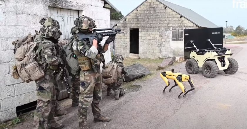 Френската армия тества бойни роботи (ВИДЕО)