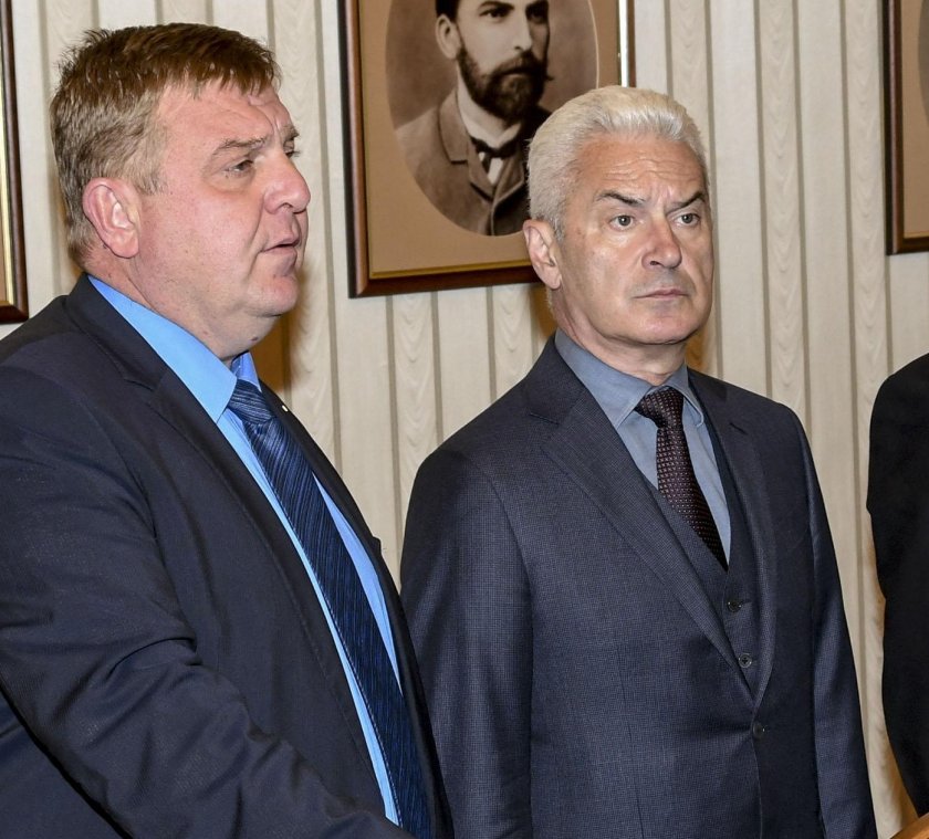 Сидеров и Каракачанов заедно на избори?