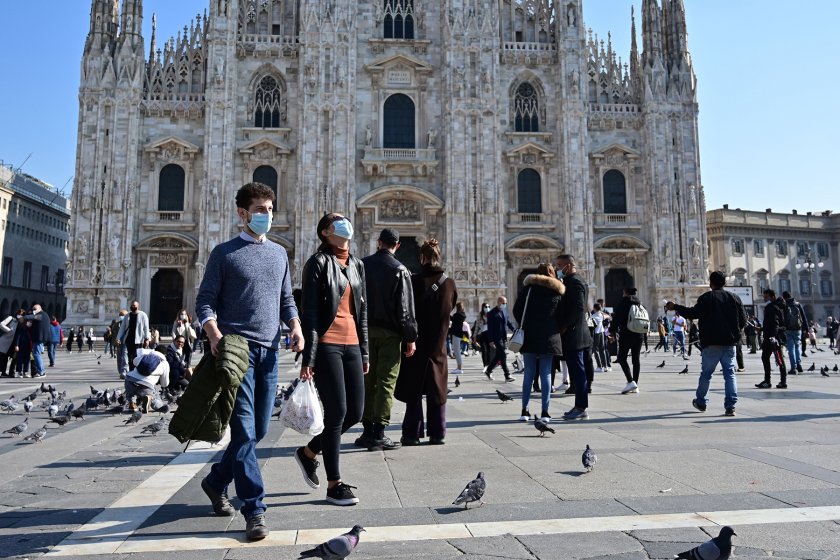 Италия отменя маските на открито от 28 юни