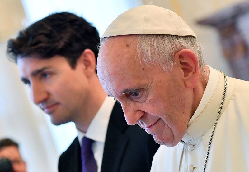 Трюдо поиска папата да се извини за детския геноцид 