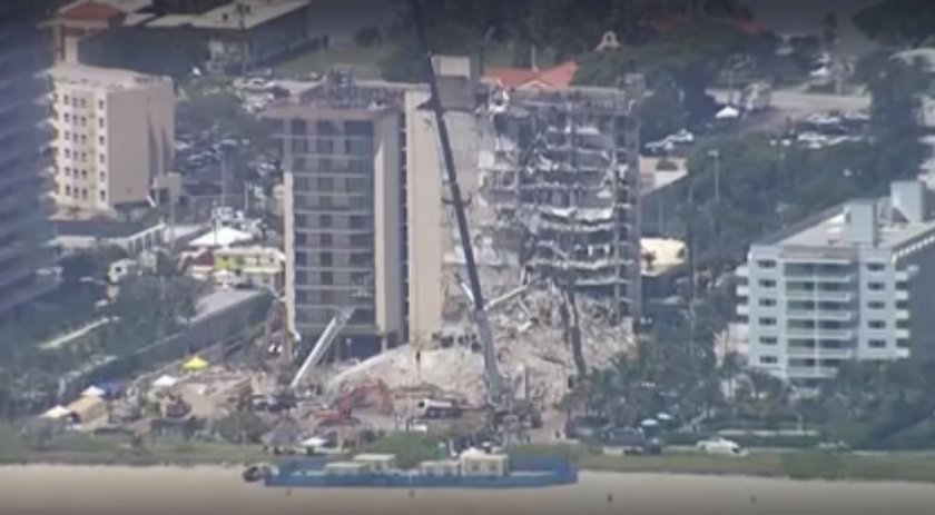 Жалко: Извадиха още осем тела от срутилата се сграда във Флорида