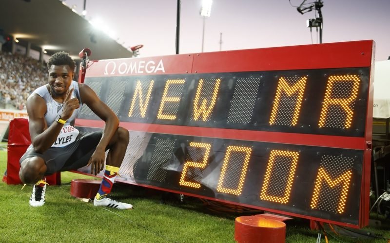 Ноа Лайлс - четвъртият най-бърз на 200 метра в световната ранглиста