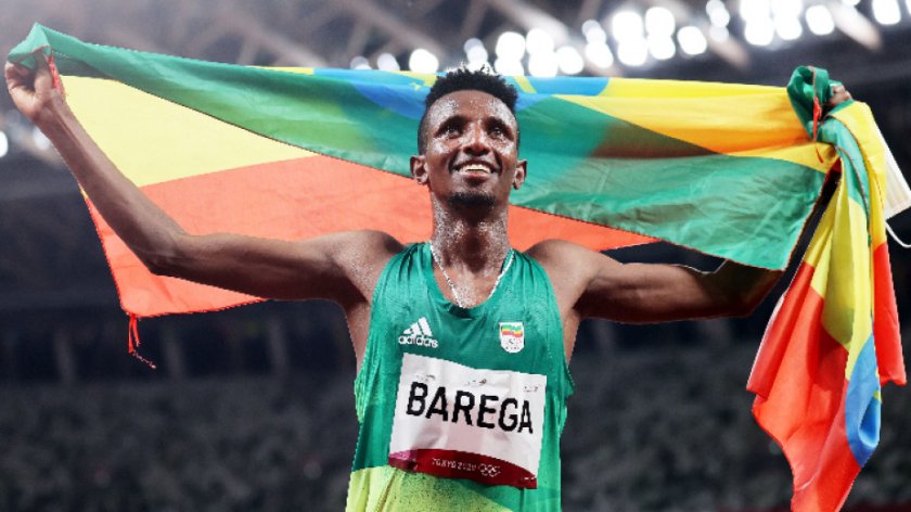 Етиопец триумфира на 10 000 метра в първия лекоатлетически финал в Токио