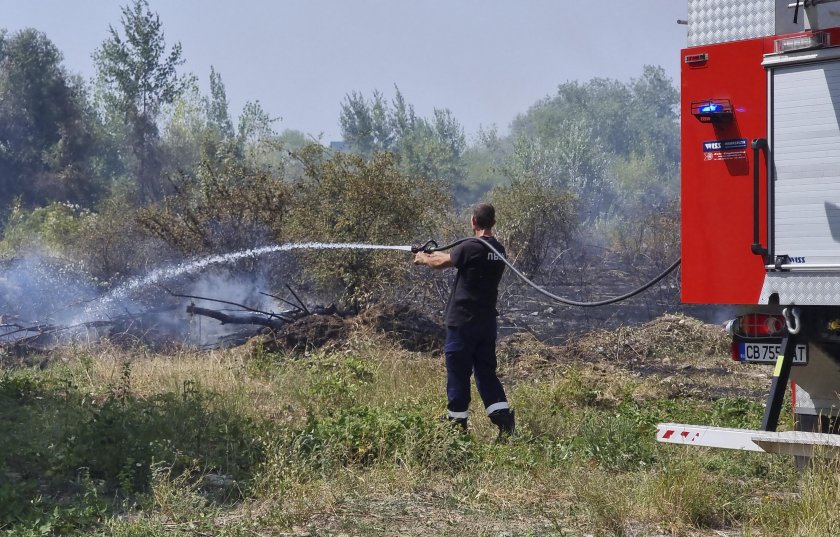 Пожарът в Стара планина е локализиран, но не и овладян