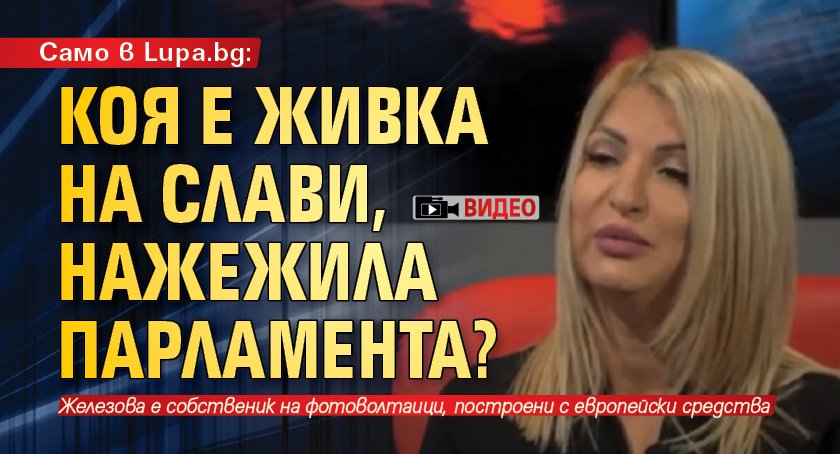 Само в Lupa.bg: Коя е Живка на Слави, нажежила парламента? (ВИДЕО)