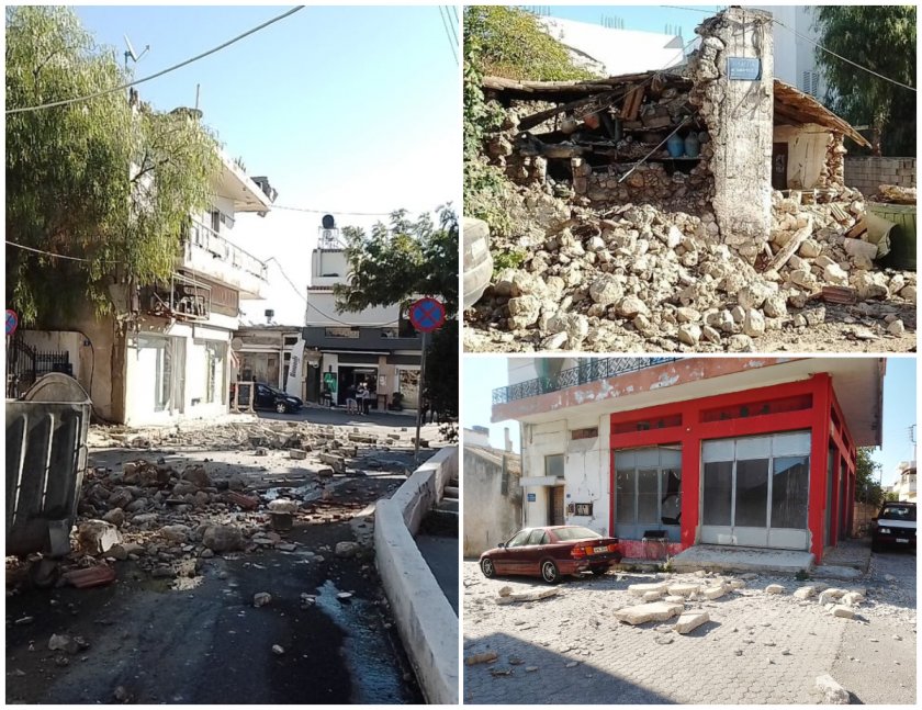 Ново силно земетресение на остров Крит, жителите нощуваха на открито