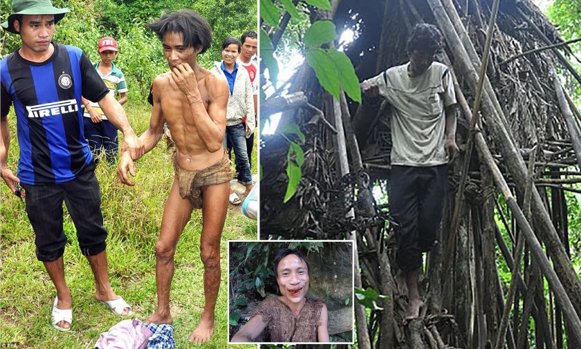 Истински Тарзан: Мъж оцеля 40 години в джунглата 