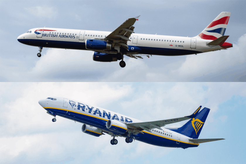 Великобритания прекрати разследване на Ryanair и British Airways