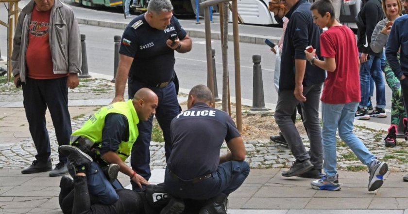45-годишен арестуван за хулиганство на протеста в София