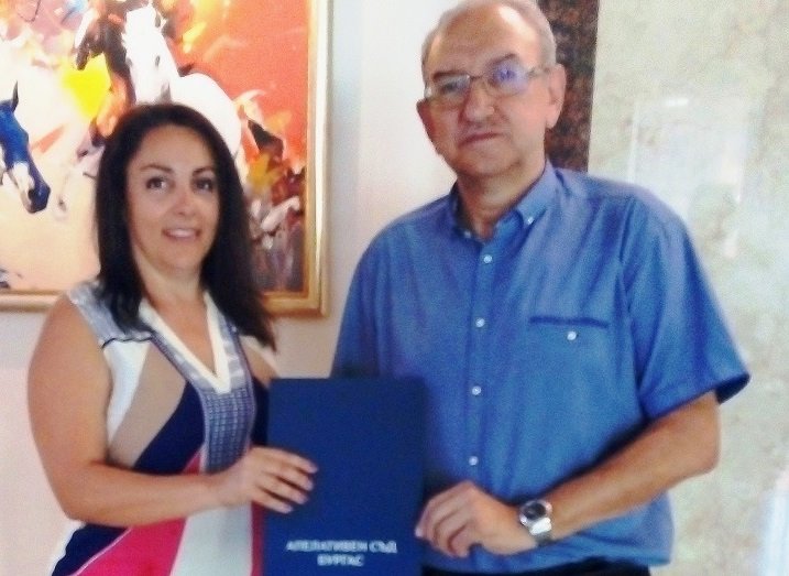Топ съдия стана почетен гражданин на Сливен