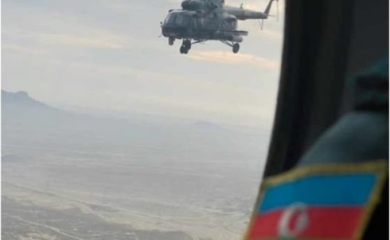 Военен хеликоптер се разби в Азербайджан, 14 души загинаха 