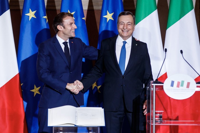 Италия и Франция подписаха пакт за засилено сътрудничество