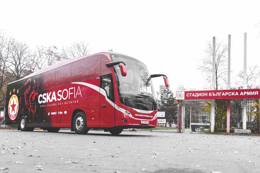 ЦСКА закъса​​​​​​, автобусът на червените се счупи