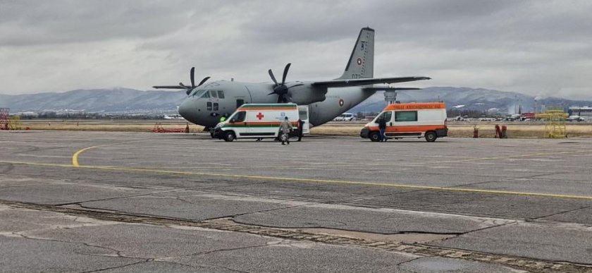 Транспортираха със самолет &bdquo;Спартан&ldquo; медицински екип за донорска ситуация