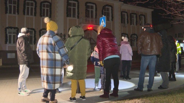 Протест в Козлодуй заради режима на уличното осветление