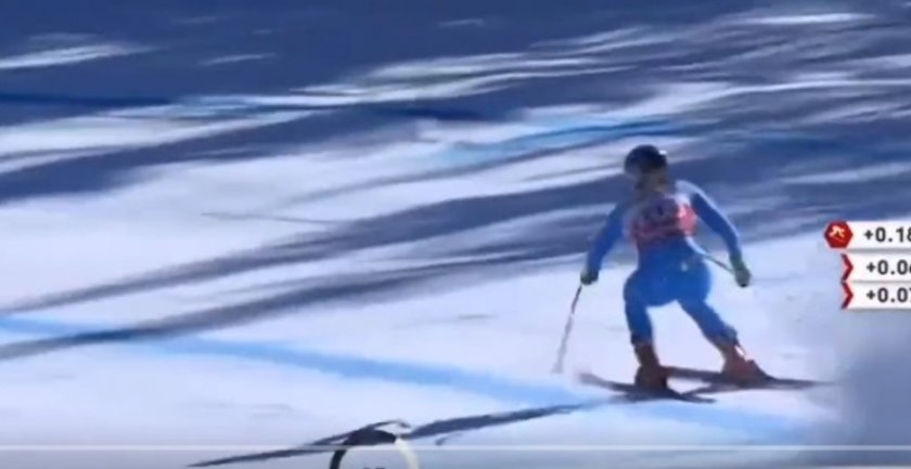 Известна скиорка падна жестоко по време на супергигантски слалом