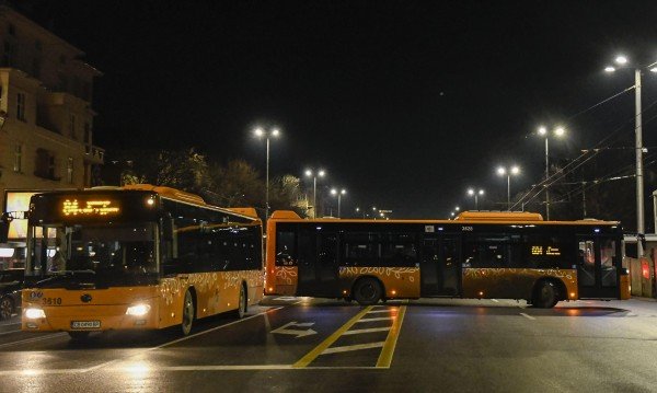 София без нощен градски транспорт до края на април