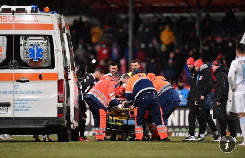 Българинът Антони Иванов от Динамо Букурещ беше зверски контузен преди
