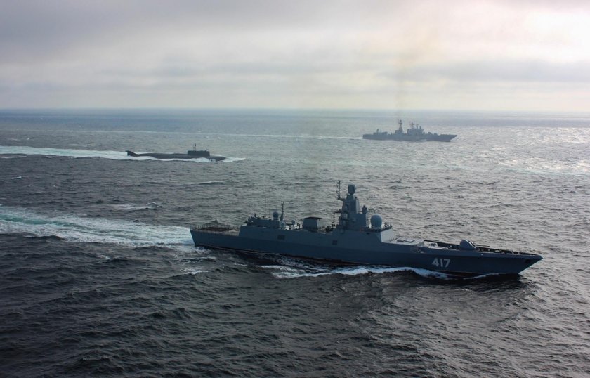 Над 20 кораба от Северния флот на Русия започнаха учения