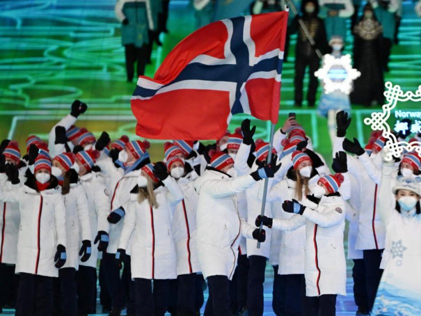 Крайното класиране Пекин 2022: Норвегия първа по медали