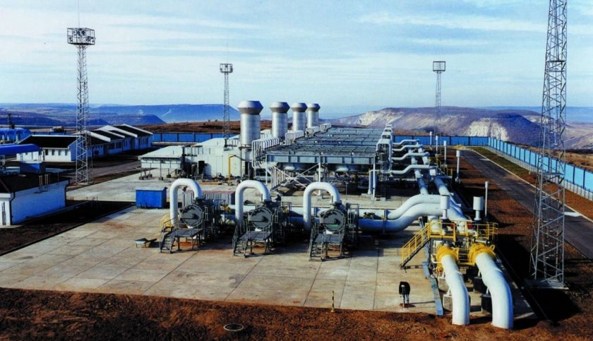 Обемът на природния газ, съхраняван в подземното газохранилище в Чирен