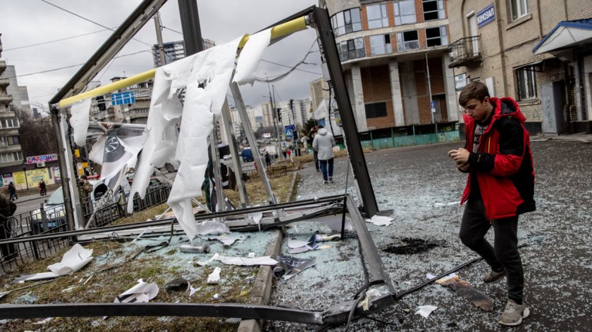 Издадено е предупреждение за въздушни удари в Киев, това съобщава