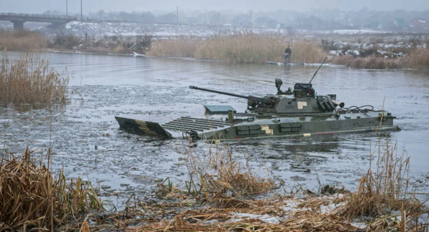 Руските войски пресякоха река Днепър