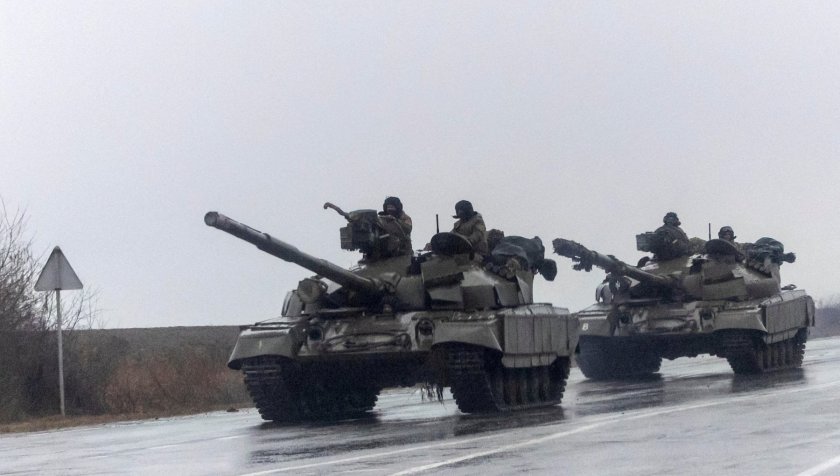 Танкове влязоха в столицата Киев