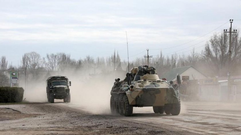 Русия нахлу в Украйна и президентът на САЩ Джо Байдън,