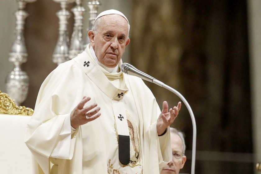 Папа Франциск днес отхвърли твърдението на руските власти, че провеждат