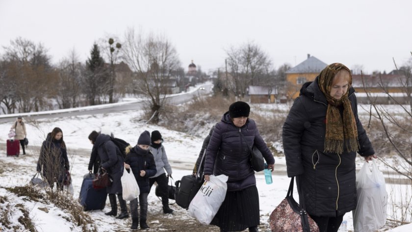 Част от българските граждани от Бердянск са били евакуирани през
