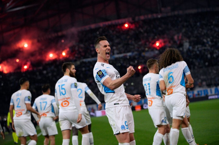 Олимпик Марсилия спечели с 2:1 дербито срещу Ница от 29-ия