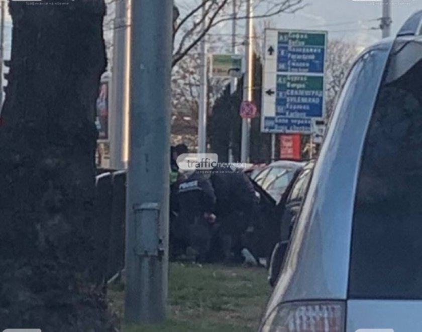 Полицията в Пловдив извърши показен арест, след като изкара шофьор