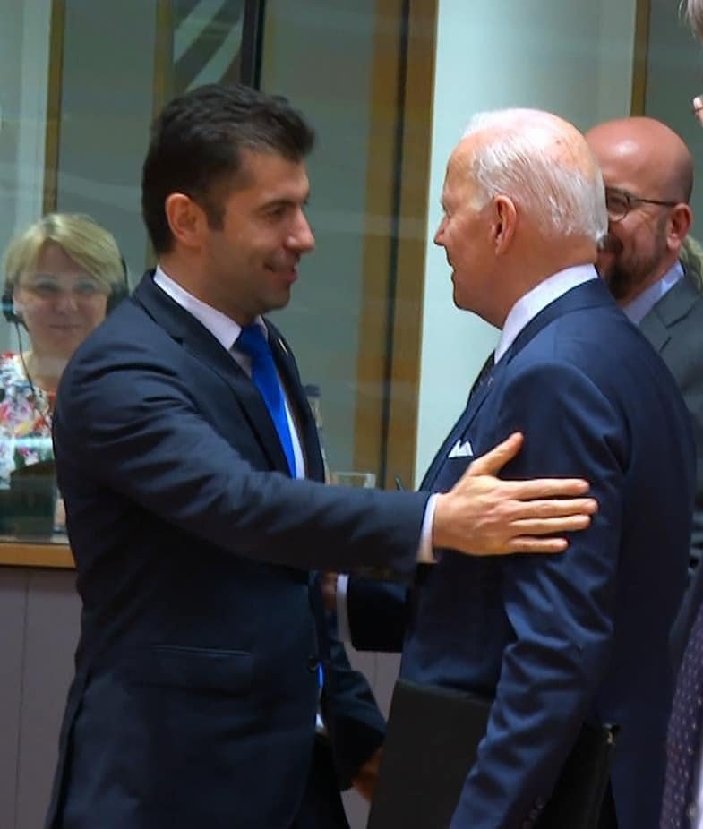 Срещата между премиера Кирил Петков и американския президент Джо Байдън,