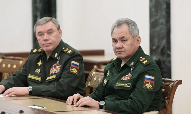 Руският военен министър се появи