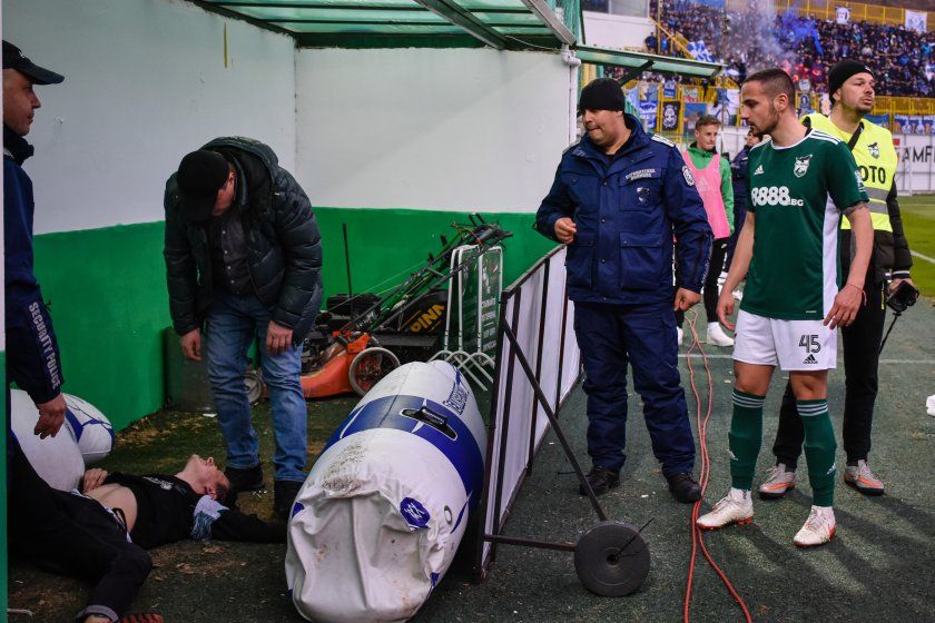 За пореден път феновете на Левски си показаха рогата -