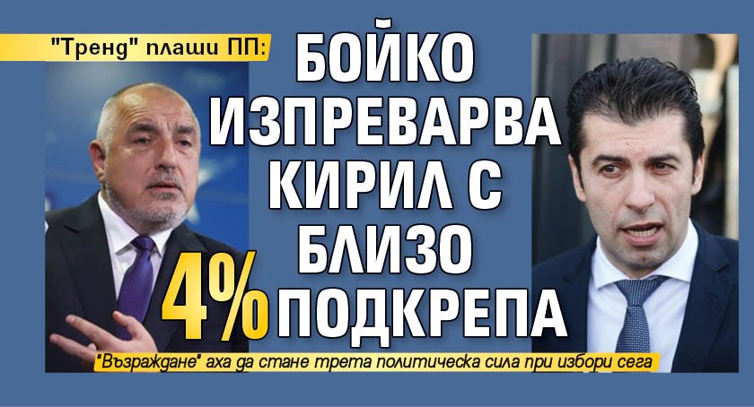 Продължава ерозията в подкрепата за Продължаваме промяната, а ГЕРБ не