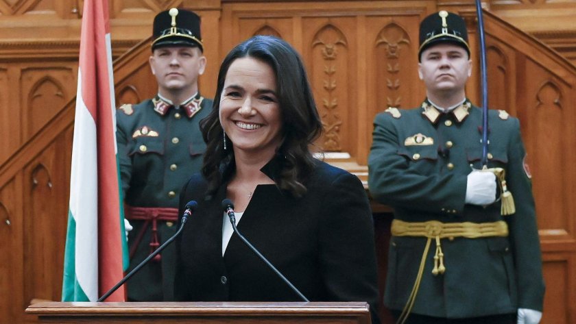 Първата жена президент на Унгария обеща да брани традиционното семейство