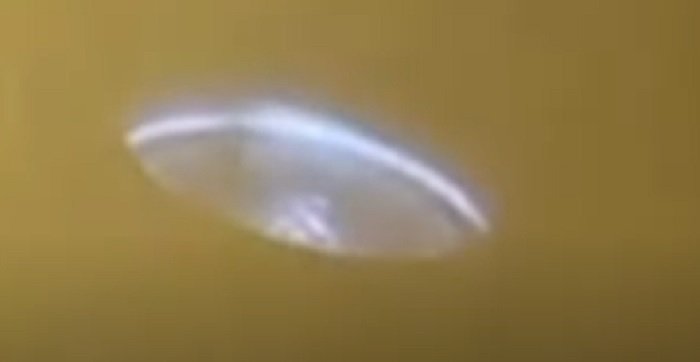Интересни кадри с НЛО във формата на диск са получени