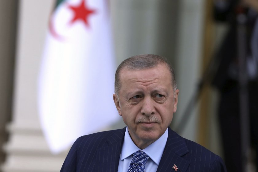 Турският президент Реджеп Тайип Ердоган заяви днес, че няма намерение