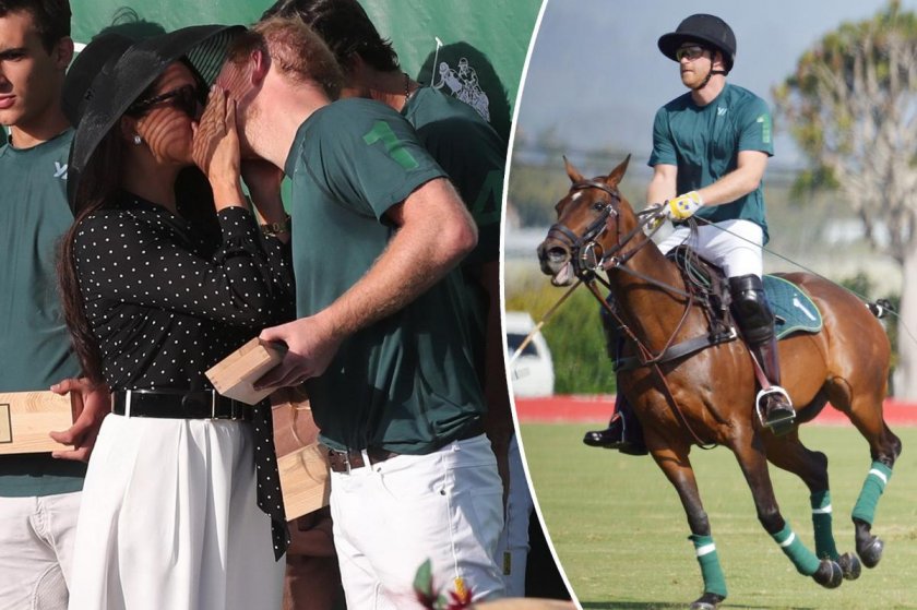 Принц Хари и Меган Маркъл показаха рядка публична интимност в