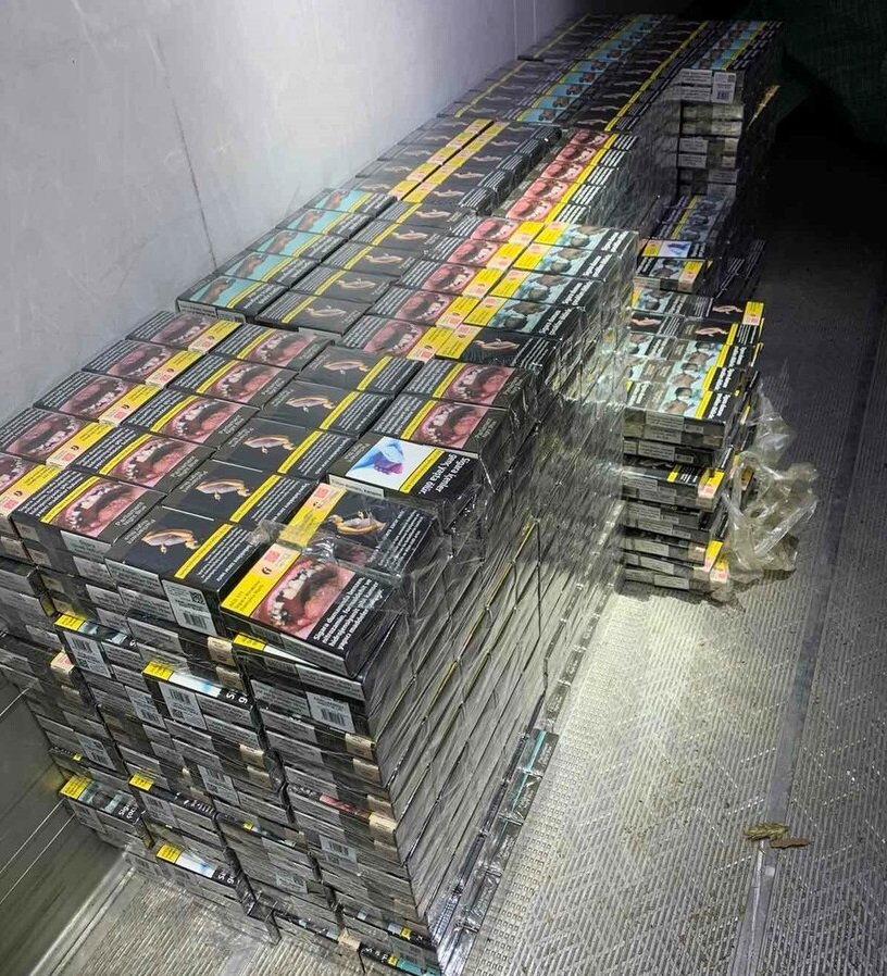 Митническите служители откриха близо 40 000 къса контрабандни цигари във