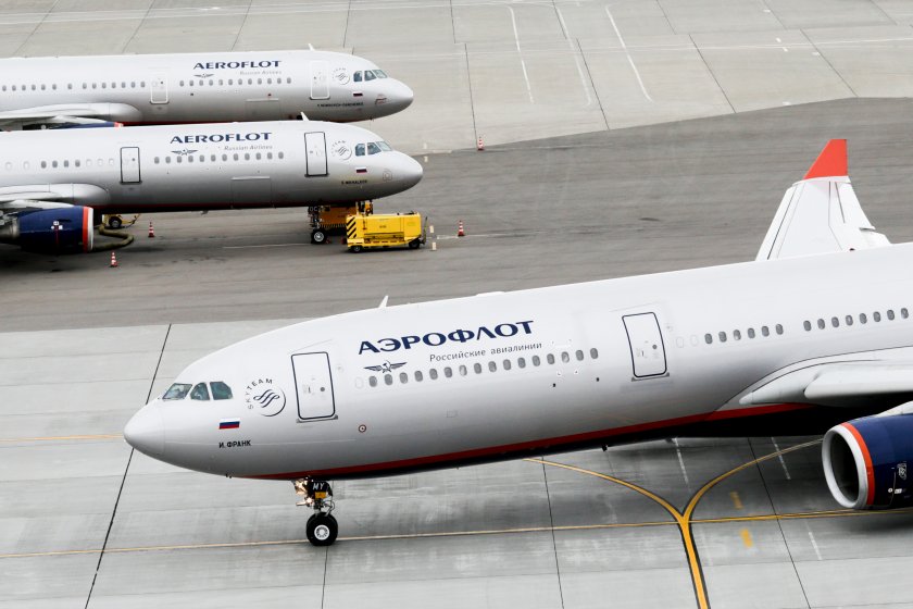 Великобритания наложи санкции срещу три руски авиокомпании - Аерофлот, Русия