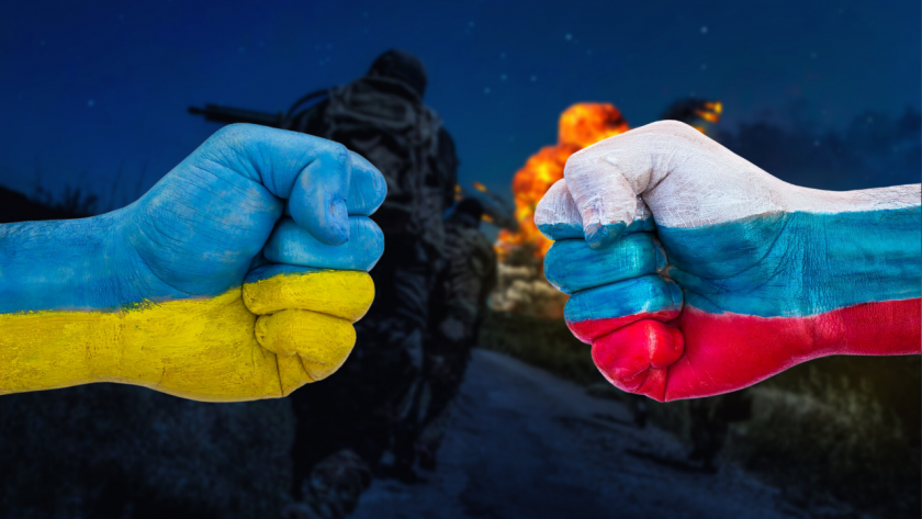 София опъна 100-метрово платно в памет на украинските жертви