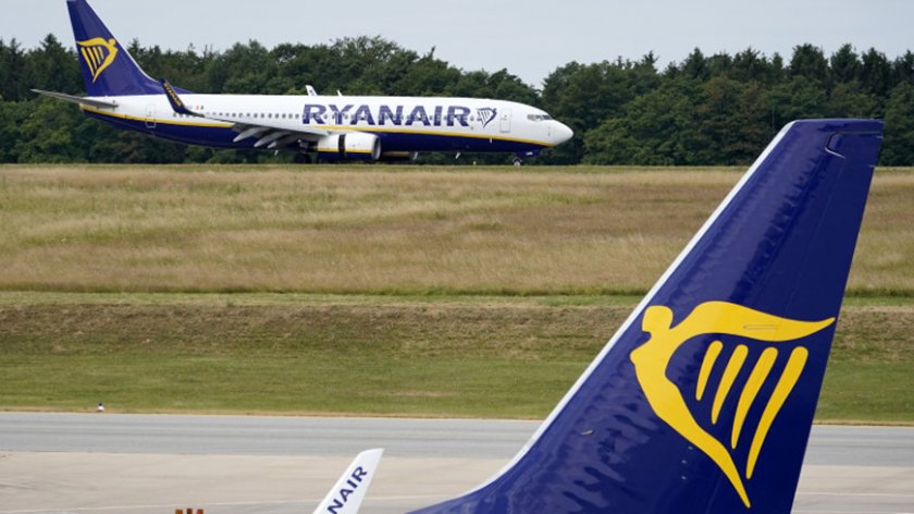 Нискотарифната авиокомпания Ryanair обяви най-големия си график за България -